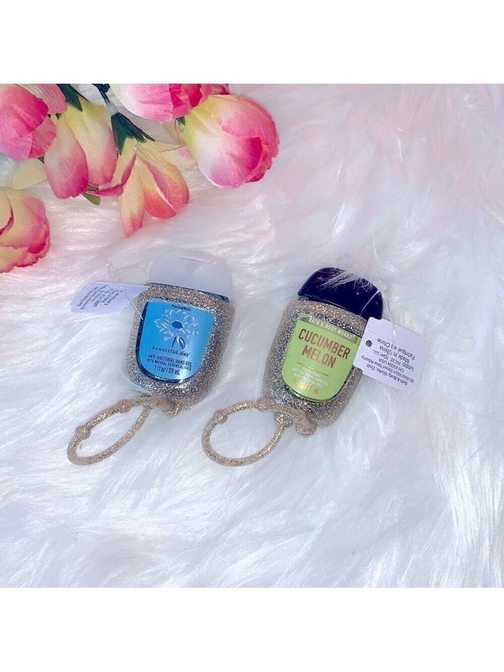 Bath & Body Works PocketBac Hand Anti Bacterial Gel & Glitter Holder